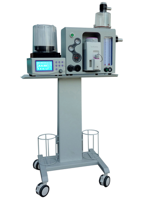 O2 + lucht handmatige Semi Gas anesthesie Machine Ventilator Unit met 1000ml CO2 absorberen Tank